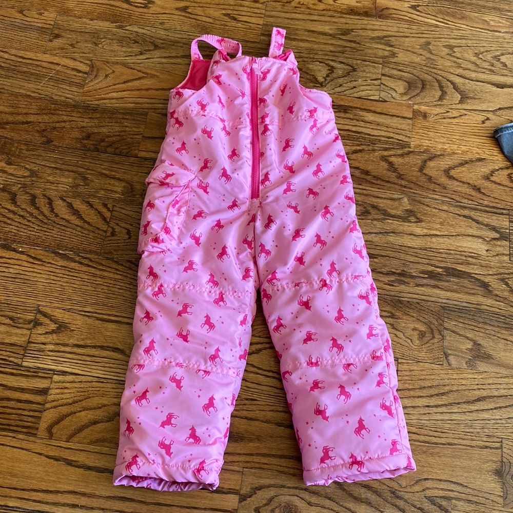 London Fog Girls Snow Bibs